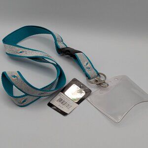 NFL Miami Dolphins Sparkle Lanyard - Team Spirit Accessory - NWT
